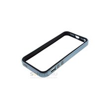 SGP Бампер для iPhone 5 Neo Hybrid EX Metal, голубой SGP09656