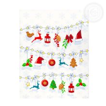 Комплект кухонных полотенец из рогожки "Волшебные истории" 45х60 см (3 шт)