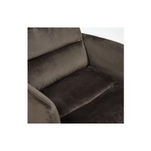 Tetchair Кресло ALFRED с банкеткой (mod. DM7574-1) , коричневый (37-brown)