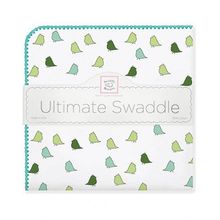 SwaddleDesigns Little Chickies бирюзовая