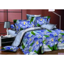 Постельное белье Поплин 1,5 спальное SEDA PL10-1