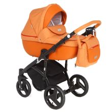 Коляска Adamex MASSIMO кожа карамель+карамель V26