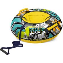 Тюбинг 85см с камерой Nika Kids (низ-ПВХ, верх-ткань)(графити) (ТБ2К-85)