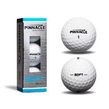 Мяч для гольфа Pinaacle Soft, белый , 3 шт. в упаковке