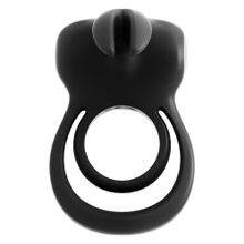 Черное эрекционное кольцо VeDO Thunder Bunny Черный