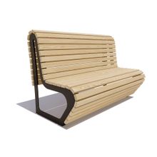 Скамейка парковая «ПРЕМИУМ»  (1,2м)