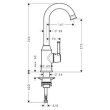 Смеситель Hansgrohe Talis Classic 14858000 для кухонной мойки