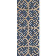 Керамическая плитка ArtiCer Pietra Doro 1046555 Fascia Butterfly Blue декор 24х59