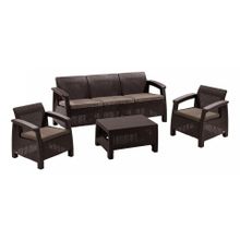 Afina Набор уличный Yalta 3set Yalta 3set AFM-1030A Brown Cappuccino ID - 322759