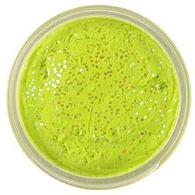 Форелевая паста Powerbait Natural Scent Glitter Crustacea, Chartreuse Berkley