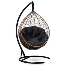 Кресло кокон подвесное SEVILLA VERDE горячий шоколад + каркас