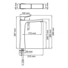 Wasserkraft Aller 1063H хром для раковины