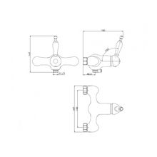 Смеситель для душа Aksy Bagno Faenza Light 410L Chrome