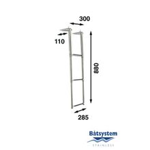 Batsystem Трап телескопический Batsystem BT145 1450 x 310 мм 5 ступенек
