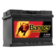 Аккумулятор автомобильный BANNER Starting Bull 562 19 6СТ-62 обр. 242x175x190