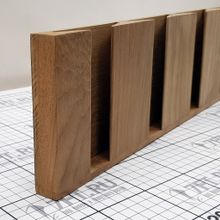 Roca Вешалка из тика Roca 602430 420 мм для четырех рюмок