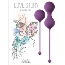 Lola toys Набор фиолетовых вагинальных шариков Love Story Carmen