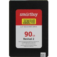 Накопитель SSD 90 Gb SATA 6Gb   s SmartBuy Revival 2    SB090GB-RVVL2-25SAT3    2.5" 3D TLC