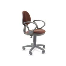 Бюрократ (BURO) Кресло офисное Ch-G318AXN коричневое 10-16 серый пластик