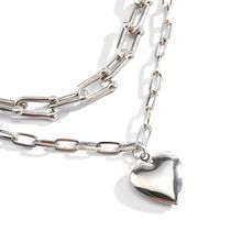 Многослойное колье "Сердечко" (арт. 83392-9)