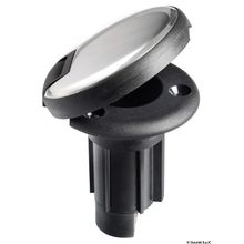 Osculati Pull-out led lightpole w black base 100 cm, 11.163.10