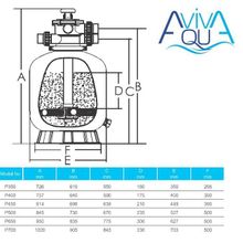 Фильтр Aquaviva P350 (4 м3 ч, D350)