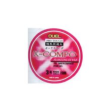 Леска моно. Duel X-Compo (плавающая), 150m, #2,00, 0,235mm, розовый