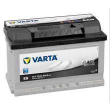 Аккумулятор автомобильный Varta Black Dynamic E9 6СТ-70 обр. (низкий) 278x175x175