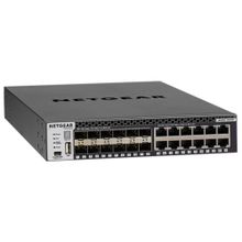 netgear (Управляемый коммутатор 3го уровня c 12 10gb base-t + 12 sfp+ портов с возможностью установки доп. питания aps250w) xsm4324s-100nes