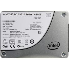 Накопитель  SSD 480 Gb SATA 6Gb   s Intel DC S3610 Series   SSDSC2BX480G401   2.5" MLC