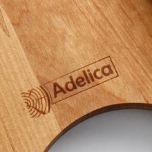Столик-поднос для вина с менажницей и складными ножками Adelica, на 4 персоны, d=35×2,8 см, берёза
