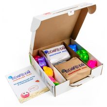 Космический песок 2 кг желтый