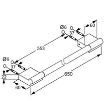 Полотенцедержатель Kludi A-Xes (4898005)