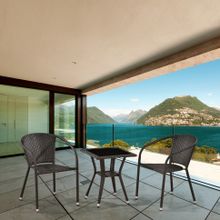 Комплект мебели из иск. ротанга T25-W53 Y137C-W53 Brown (2+1)