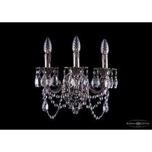 Bohemia Ivele Crystal 1702B 3 175 C NB бра (настенный светильник хрустальный)