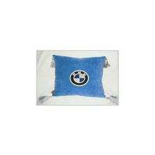  Подушка BMW синяя с кистями серебро