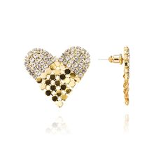 Серьги-гвоздики "Сердце" (арт. 79232-1)