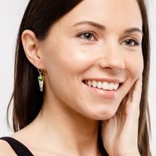 Серьги под серебро, Laetitia Moreau (арт. 70126-1)