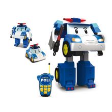 Robocar POLI Робот-трансормер Поли на радиоуправлении (31 см). Управляется в форме машины 83185