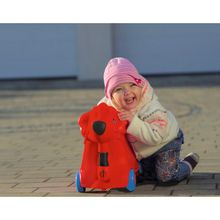 BIG Детский чемодан на колесиках, красный 55350