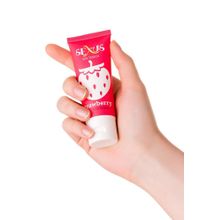 Sexus Увлажняющая гель-смазка с ароматом клубники Silk Touch Strawberry - 50 мл.