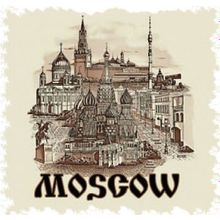 Сумка MOSCOW с коллажем. РК