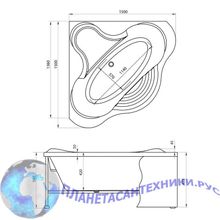 Панель фронтальная Aquanet Margarita 150