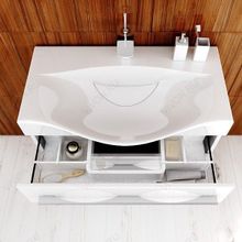 Aqwella Мебель для ванной Милан 80 подвесная, с ящиками, ножки