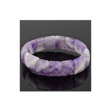 Бусики-Колечки Браслет Аметист "Энигма" арт. бНАМ-15(15-12)-18-5