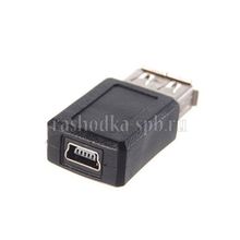 USB Переходник USB Mini, 5piN(M) -->; USB (AM)