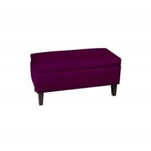 Мебельстория Пуф Эвора-3 фиолетовый велюр ID - 310864