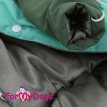 Комбинезон для собак ForMyDogs Шишки голубой для мальчиков FW343-2016 M