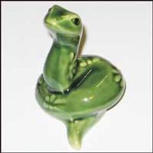 Фигурка Змея зеленая