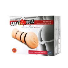 Мастурбатор-вагина с утягивающими кольцами Crazy Bull Rossi Flesh 3D телесный